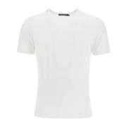 Dolce & Gabbana Broderad T-shirt med DG-broderi White, Herr