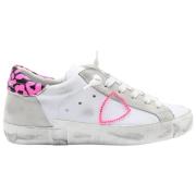 Philippe Model Neon Pop Låg Topp Sneakers White, Dam