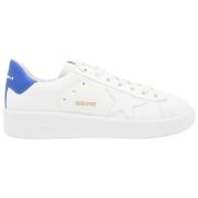 Golden Goose Purestar Läder Vit Bluette Sneakers White, Herr