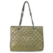 Chanel Vintage Pre-owned Laeder chanel-vskor Yellow, Dam