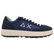 Sun68 Genius Navy Blue Sneakers Blue, Herr