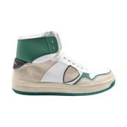 Philippe Model Lion High White Green Sneakers Multicolor, Herr