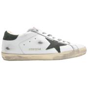 Golden Goose Militärstjärna Vit Grön Sneakers White, Herr