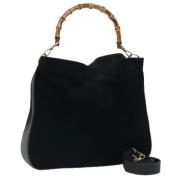 Gucci Vintage Pre-owned Mocka gucci-vskor Black, Dam