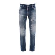 Dsquared2 Klassiska 5-ficks Jeans Blue, Herr