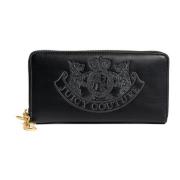 Juicy Couture Twig Stor Dragkedja Plånbok Black, Dam