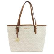 Michael Kors Pre-owned Pre-owned Plast axelremsvskor White, Dam