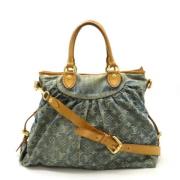 Louis Vuitton Vintage Pre-owned Canvas louis-vuitton-vskor Blue, Dam