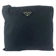 Prada Vintage Pre-owned Canvas prada-vskor Black, Herr