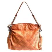 Chanel Vintage Pre-owned Laeder chanel-vskor Orange, Dam