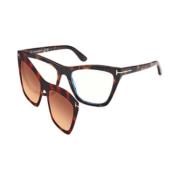 Tom Ford Snygga Svarta Solglasögon Brown, Unisex