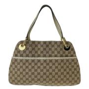 Gucci Vintage Pre-owned Canvas gucci-vskor Beige, Dam