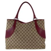 Gucci Vintage Pre-owned Canvas gucci-vskor Brown, Dam