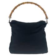 Gucci Vintage Pre-owned Canvas gucci-vskor Black, Dam