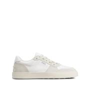 Tod's Vita Sneakers Panel Design Logo Print White, Herr