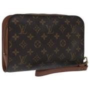 Louis Vuitton Vintage Pre-owned Canvas kuvertvskor Brown, Dam