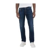 Replay Blå Denim Casual Trendy Jeans Blue, Herr