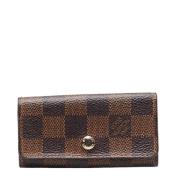 Louis Vuitton Vintage Pre-owned Canvas nyckelhllare Brown, Dam