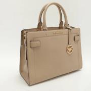 Michael Kors Pre-owned Pre-owned Laeder handvskor Beige, Dam