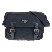 Prada Vintage Pre-owned Canvas prada-vskor Black, Dam