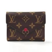 Louis Vuitton Vintage Pre-owned Canvas handvskor Brown, Dam