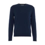 Ballantyne Round-neck Knitwear Blue, Herr