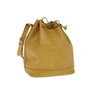 Louis Vuitton Vintage Pre-owned Tyg louis-vuitton-vskor Yellow, Dam