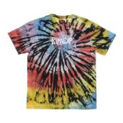 Ripndip Sunburst Spiral Tie Dye Logo T-shirt Multicolor, Herr