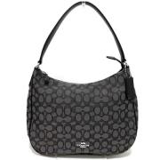 Coach Pre-owned Pre-owned Canvas axelremsvskor Gray, Dam