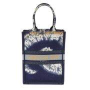 Dior Vintage Pre-owned Canvas totevskor Blue, Dam