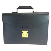 Louis Vuitton Vintage Pre-owned Laeder portfljer Black, Herr