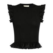 Ulla Johnson Top Leila Black, Dam