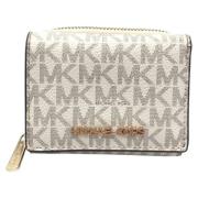 Michael Kors Pre-owned Pre-owned Canvas handvskor White, Dam