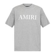 Amiri T-shirt med logotyp Gray, Herr