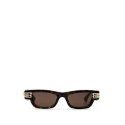 Bottega Veneta Brun Acetat Solglasögon Brown, Dam