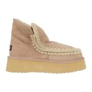 Mou Mini Eskimo Platform Boot Beige, Dam