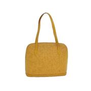 Louis Vuitton Vintage Pre-owned Tyg louis-vuitton-vskor Yellow, Dam