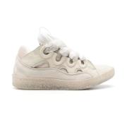 Lanvin Vita Sneakers för Män White, Herr