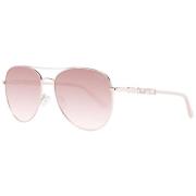 Guess Roséguld Aviator Solglasögon Pink, Unisex