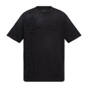 Amiri T-shirt med vintageeffekt Black, Herr