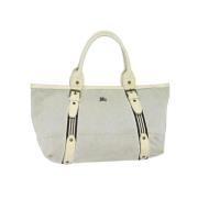 Burberry Vintage Pre-owned Canvas totevskor Beige, Dam