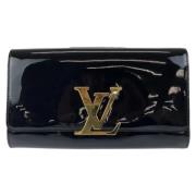 Louis Vuitton Vintage Pre-owned Laeder kuvertvskor Black, Dam