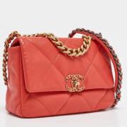 Chanel Vintage Pre-owned Laeder chanel-vskor Orange, Dam