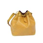 Louis Vuitton Vintage Pre-owned Tyg louis-vuitton-vskor Yellow, Dam