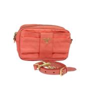 Prada Vintage Pre-owned Nylon prada-vskor Orange, Dam