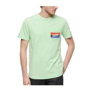 Superdry Randig Cali T-shirt Green, Herr