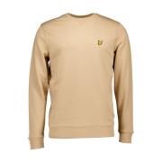 Lyle & Scott Khaki Sweater Ml424Vog Brown, Herr