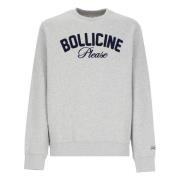 Saint Barth Grå Bomull Crew Neck Sweater Gray, Herr