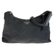 Prada Vintage Pre-owned Canvas prada-vskor Black, Dam