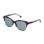 Carolina Herrera Brun Acetat Unisex Solglasögon med Specialfunktioner ...